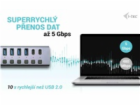 i-tec USB 3.0/USB-C nabíjecí HUB 9port LAN + Power Adapte...