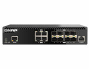 QNAP řízený switch QSW-M3212R-8S4T (4x 10GbE porty + 8x 10G SFP+ porty, poloviční šířka)