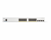 Cisco Catalyst switch C1300-24P-4X (24xGbE,4xSFP+,24xPoE+,195W,fanless)