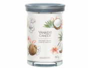 Svíčka ve skleněném válci Yankee Candle, Kokosová pláž, 567 g