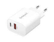 INTENSO W30AC, 2x USB A/C, Nabíjačka, 30W, biela