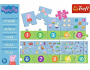 Trefl Puzzle 20 vzdělávacích čísel Peppa Pig TREFL