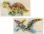 Dřevěné puzzle Dinosaur MIX