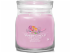 Svíčka ve skleněné dóze Yankee Candle, Ručně vázané květi...