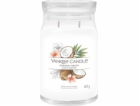 Svíčka ve skleněné dóze Yankee Candle, Kokosová pláž, 567 g