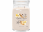 Svíčka ve skleněné dóze Yankee Candle, Vanilkové creme br...