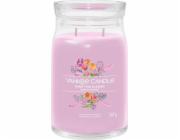 Svíčka ve skleněné dóze Yankee Candle, Ručně vázané květiny, 567 g