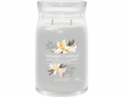 Svíčka ve skleněné dóze Yankee Candle, Kouřová vanilka a kašmír, 567 g