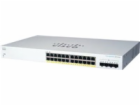 Cisco switch CBS220-24P-4X (24xGbE,4xSFP+,24xPoE+,195W) -...