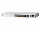 Cisco switch CBS350-24MGP-4X-EU (20xGbE,4x2,5GbE,2x10GbE/...