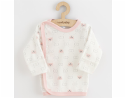 Kojenecká košilka New Baby Classic II medvídek růžový Vel.68 (4-6m)