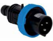 Palazzoli Heavy Duty Portable Plug 3P+N+E 16A 500V 50-60HZ 7H IP67 black (477523)