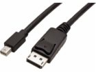 DisplayPort Mini - DisplayPort kabel 2m černý