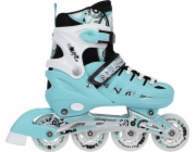 Inline brusle NILS Extreme NH10905 s vyměnitelným rámem, nastavitelná mint, velikost 35-38