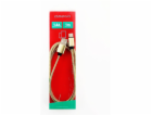 Omega metalický kabel lightning to usb kabel 1,8A 1M