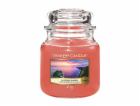 Svíčka ve skleněné dóze Yankee Candle, Východ slunce na ú...