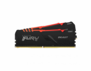 KINGSTON DIMM DDR4 64GB (Kit of 2) 3200MT/s CL16 FURY Beast RGB, XMP