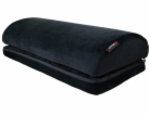 AROZZI Foot Rest Soft Fabric Velvet Black/ ergonomický po...