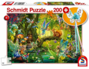 Schmidt Spiele Puzzle 200 lesních víl + hůlka G3