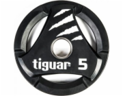 Tiguar tiguar Olympic plate PU 5 kg zátěž TI-WTPU00500