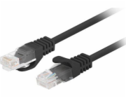 Patchcord kat.6 UTP 0,25m 10-balení fluke pass black