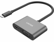 Unitek AV adaptér Unitek USB-C na HDMI 4K a VGA FullHD adaptér