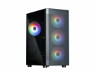  PC skříň I4 TG ATX Mid Tower se 4 ventilátory RGB