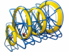  Stahovač FRP sklolaminátových kabelů, 6mm, 50m, žlutý, b...