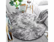 Strado Kulatý koberec Shaggy Ombre Strado 80x80 OmbreSilver (Light Grey) univerzální