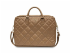 Guess PU Quilted 4G Metal Logo Computer Bag 15/16" Brown ...