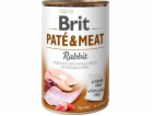 BRIT Paté & Meat Rabbit - vlhké krmivo pro psy - 400g