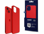 3mk ochranný kryt Hardy Silicone MagCase pro Apple iPhone 13, Red