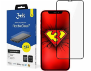 3mk hybridní sklo FlexibleGlass Max pro Apple iPhone 12 / iPhone 12 Pro, černá