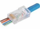 Průchozí zástrčka Alantec RJ45 UTP cat.6 (balení 100 ks) ...