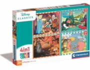 Clementoni Supercolor 4v1 - Disney Classics, Puzzle