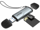 Čtečka Unitek Čtečka karet Unitek SD/microSD USB-A 5Gbps/...