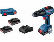 Bosch GSB 18V-50 vrtačka/šroubovák 18 V 2 x 2 Ah baterie (06019H5121)