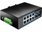 Cudy SWITCH PoE 8xRJ45 2xSPF 1Gbps průmyslové Cudy IG1008S2