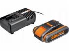 Worx baterie 20V 2,0Ah + nabíječka 2a (WA3601)