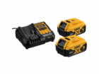  Sada startovacích baterií DEWALT DCB1104P2, 18V, nabíječka