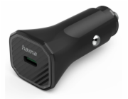 HAMA Eco rychlá USB nabíječka do vozidla, USB-C PD/QC 25 W, černá