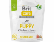 BRIT Care Dog Sustainable Puppy Chicken & Insect - dry dog food - 1 kg