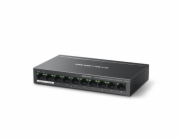 MERCUSYS switch MS110P (10x100Mb/s,8xPoE+,65W,fanless)