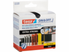 Tesa Hook&Loop Tape 1m x 50mm on&off extra strong black 5...