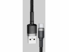 Kabel BASEUS USB Typ AM, Micro USB M, 0,2m, černý