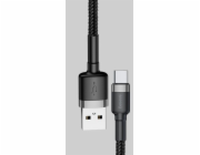 Kabel BASEUS USB Typ AM, Micro USB M, 0,2m, černý