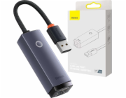 Adaptér Baseus Síťový adaptér USB A - RJ45, černý