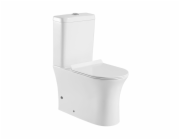 WC s poklopem DOMOLETTI MT121B, 390×650 mm