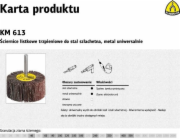 Klingspor KLINGSPOR KLINGSPOR KOLO KM613 20mm x 20mm x 6mm tl. 40