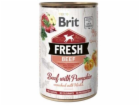 Mokré krmivo pro psy BRIT FRESH, hovězí maso, 400 g